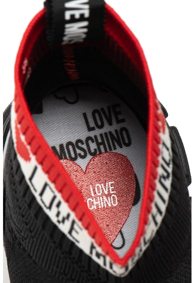 Love Moschino Bebújós kötött sneaker női