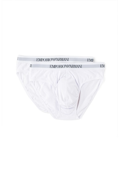 Emporio Armani Underwear Слипове с лого на талията, 2 чифта Мъже