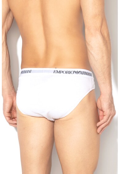 Emporio Armani Underwear Set de chiloti cu banda cu logo in talie - 2 perechi Barbati