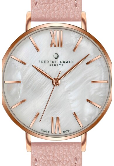 Frederic Graff Овален часовник с кожена каишка Жени