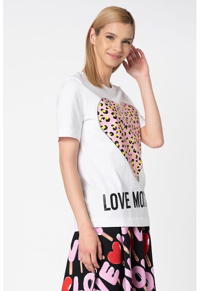 Love Moschino Тениска с лого Жени