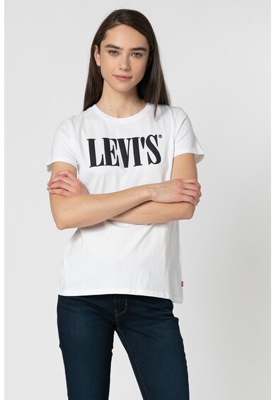 Levi's Памучна тениска с лого Жени