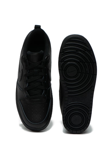Nike Кожени спортни обувки Court Borough с перфорации Момчета