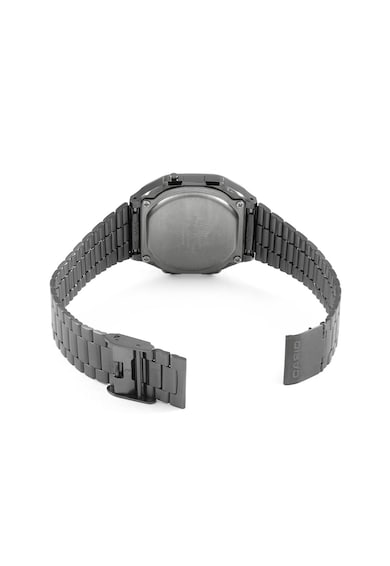 Casio Унисекс цифров часовник с иноксова верижка Мъже