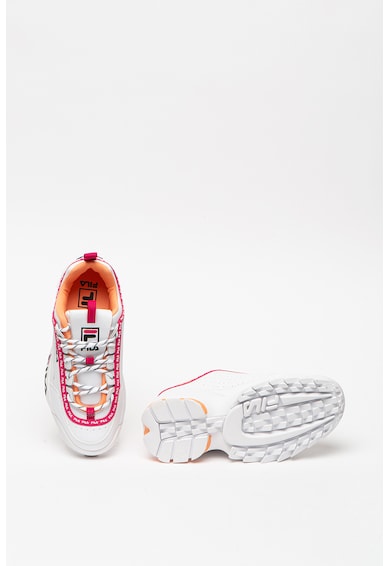 Fila Спортни обувки Disruptor Logo от еко кожа с контрасти Жени