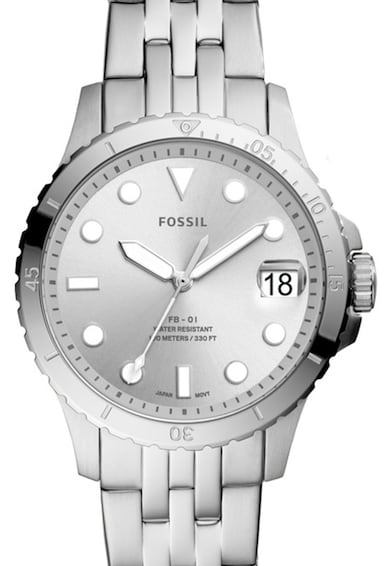 Fossil Аналогов часовник FB-01 с иноксова верижка Жени