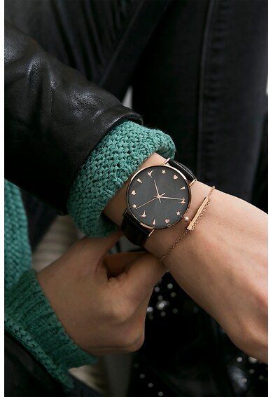 Emily Westwood Часовник с кожена каишка и седеф Жени