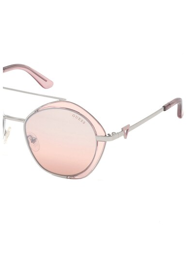 Guess Овални слънчеви очила с огледална повърхност Жени
