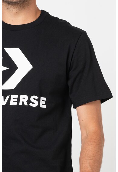 Converse Памучна тениска Star Chevron с лого Мъже