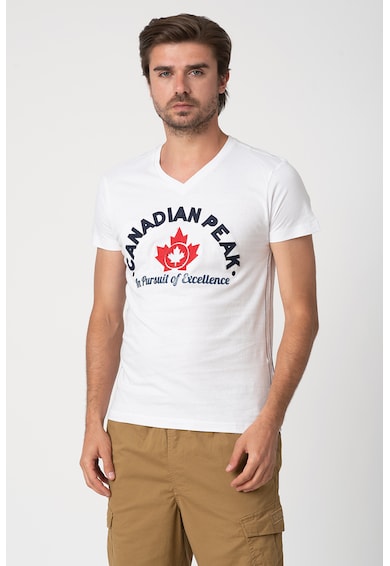 Canadian Peak Тениска Jotta с шпиц и лого Мъже