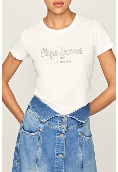 Pepe Jeans London Тениска с лого Жени