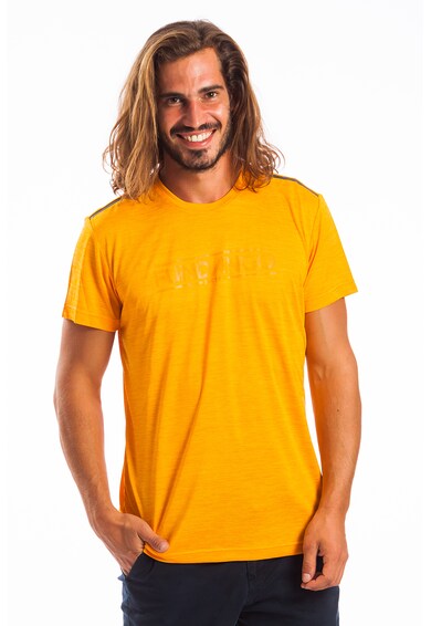 Fundango Тениска Smart с овално деколте и лого Мъже