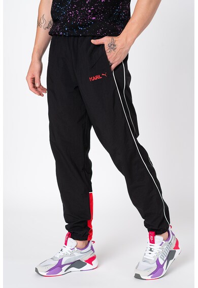 Puma Спортен панталон за бягане PumaXKarl Lagerfeld със стеснен крачол Мъже