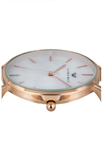 Victoria Walls Кварцов часовник със седефен циферблат Жени