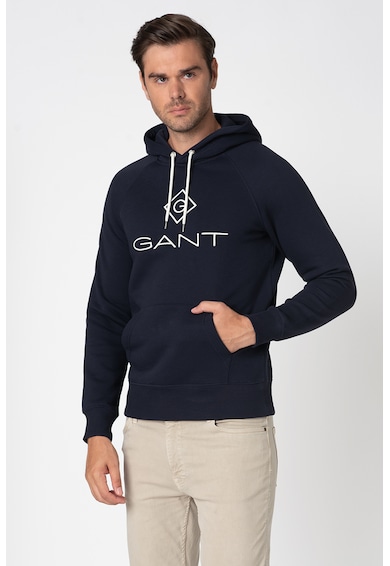 Gant Худи с памук и лого Мъже