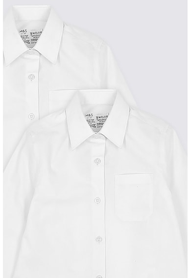 Marks & Spencer Ризи с джоб на гърдите, 2 броя Момичета