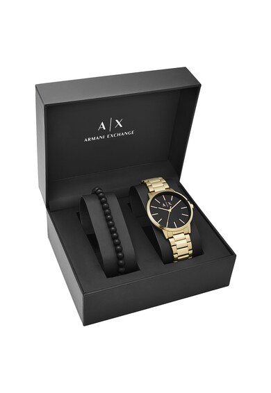 ARMANI EXCHANGE Комплект часовник и гривна с мъниста Мъже
