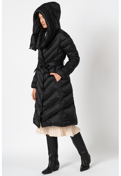 turn around Student Perversion Geaca lunga cu umplutura de puf si cordon in talie add (2AW284-8506) | Fashion Days turn around Student Perversion Geaca lunga cu umplutura de puf si cordon in talie add (2AW284-8506) | Fashion Days