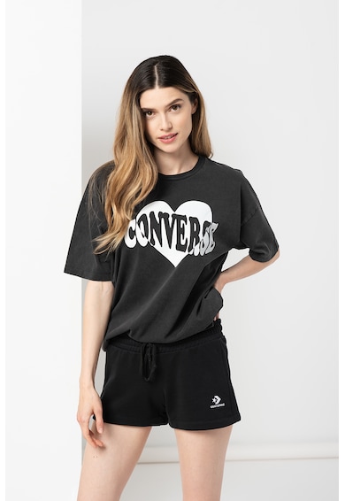 Converse Уголемена тениска Sunwashed с лого Жени