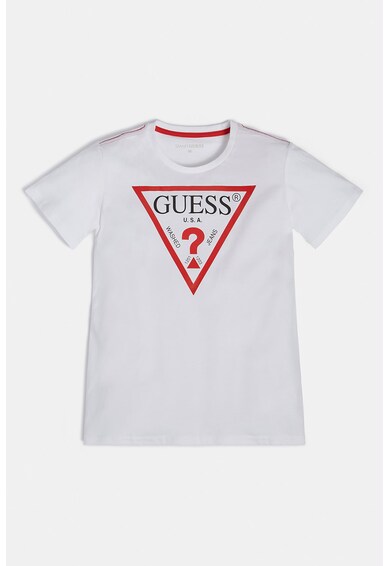 GUESS JEANS Памучна тениска с лого Момчета