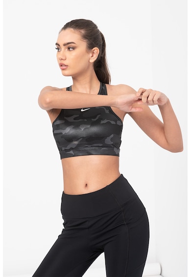 Nike Спортно бчстие Swoosh с камуфлажна шарка Жени
