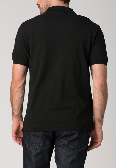 Lacoste Черна тениска с яка Мъже