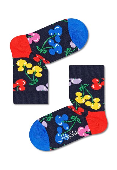 Happy Socks Къси чорапи с анимирани шарки - 3 чифта Момичета