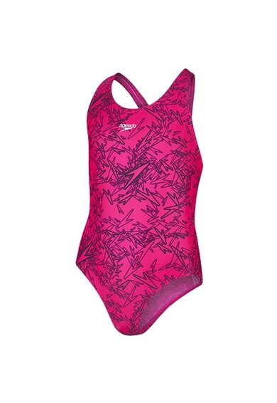 Speedo Costum de baie pentru fete  Boom Allover Splashback roz Baieti