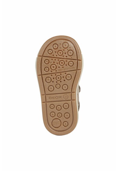 Geox Pantofi sport mid-high de piele intoarsa cu garnitura stralucitoare Fete