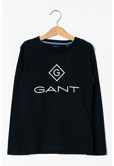 Gant Памучна блуза с лого Момичета