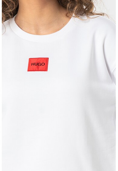 HUGO Bluza sport cu decolteu la baza gatului si aplicatie logo Nakira Femei