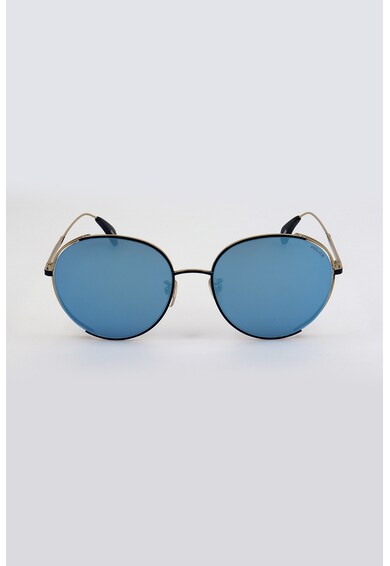 Police Унисекс овални слънчеви очила с плътни стъкла Жени