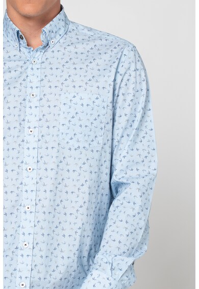 State of Art Риза с фигурална щампа и джоб на гърдите Мъже