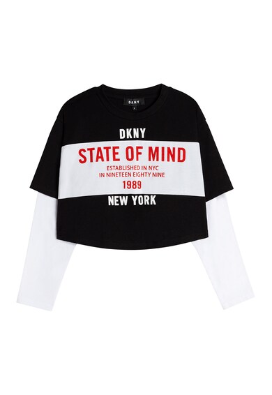 DKNY Блуза с дизайн 2в1 и цветен блок Момичета