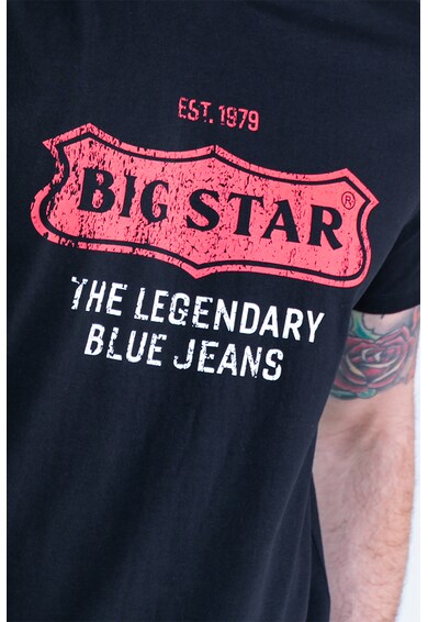 Big Star Памучна тениска с лого Мъже