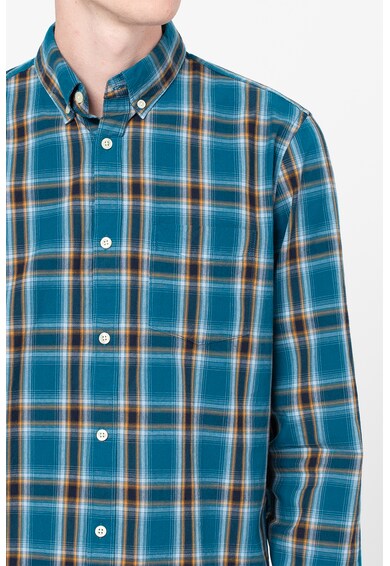 GAP Карирана памучна риза с джоб на гърдите Мъже