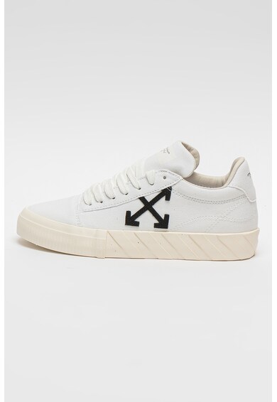 reign Dispensing Sympton Pantofi sport de panza si piele intoarsa Low Vulcanized OFF-WHITE (OWIA178F21FAB002-WHITE-BLACK) | Fashion Days reign Dispensing Sympton Pantofi sport de panza si piele intoarsa Low Vulcanized OFF-WHITE (OWIA178F21FAB002-WHITE-BLACK) | Fashion Days