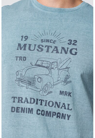 Mustang Памучна тениска Alex C с принт Мъже