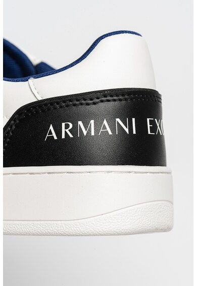 ARMANI EXCHANGE Кожени спортни обувки с текстил Мъже