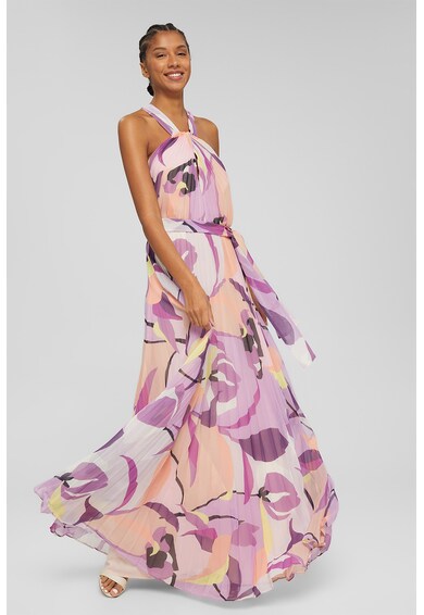 Esprit Плисирана рокля с връзка през врата Жени
