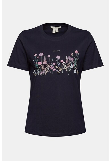 EDC by Esprit Памучна тениска с флорална щампа Жени