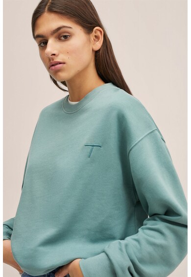 Mango Kerek nyakú egyszínű pulóver Lány