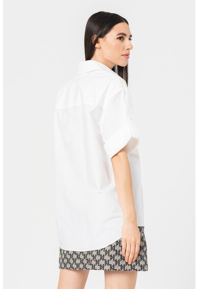 Karl Lagerfeld Уголемена риза от органичен памук Жени