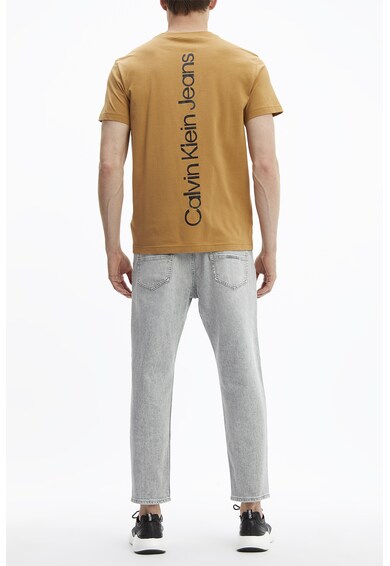 CALVIN KLEIN JEANS Тениска с органичен памук с шарка на гърба Мъже