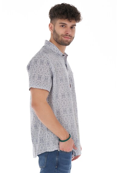 KVL Риза с щампа и пришит джоб на гърдите Мъже