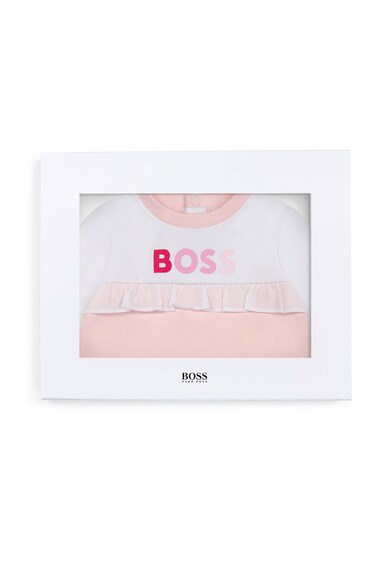 BOSS Kidswear Гащеризон с ританки и лигавник - 2 части Момичета