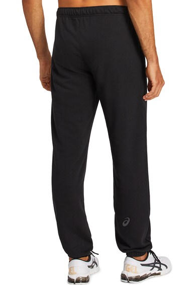 Asics Pantaloni cu buzunare laterale si logo pentru antrenament Barbati