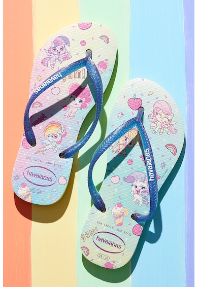 Havaianas Csillámos hatású flip-flop gumipapucs Lány