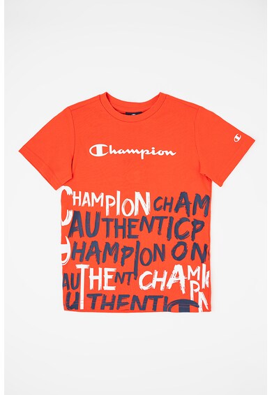 Champion Tricou din bumbac cu model logo Authentic Baieti