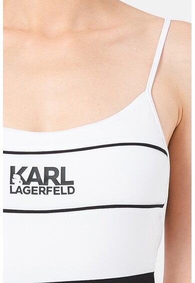 Karl Lagerfeld Раиран цял бански Жени